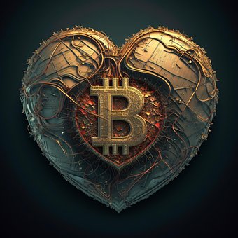 Corazón, Bitcoin, Criptomoneda, Comercio