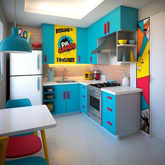 Ai Gerado, Cozinha, Design De Interiores