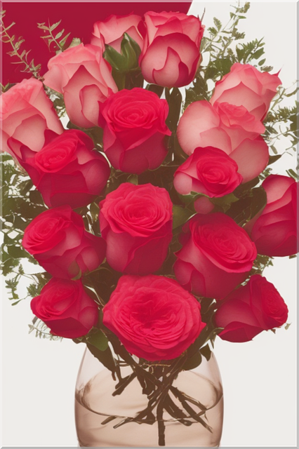 Rosen, Blumen, Strauß, Valentinstag