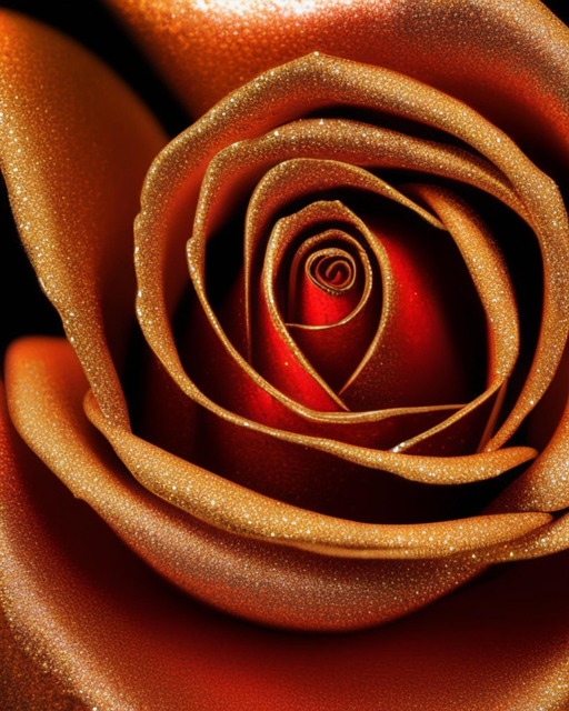 Rosr, Blume, Rot, Schimmernd