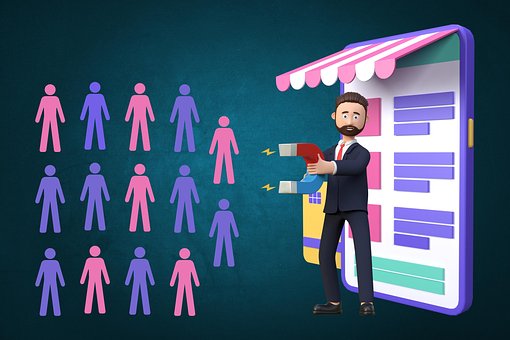 Free Lead Magnet Lead Generation illustration and picture