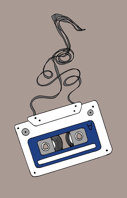 Free audio cassette cassette music illustration