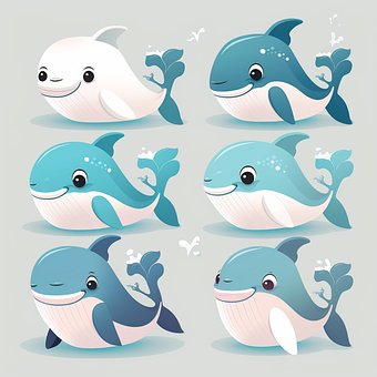 Free Dolphins Fish illustration and picture