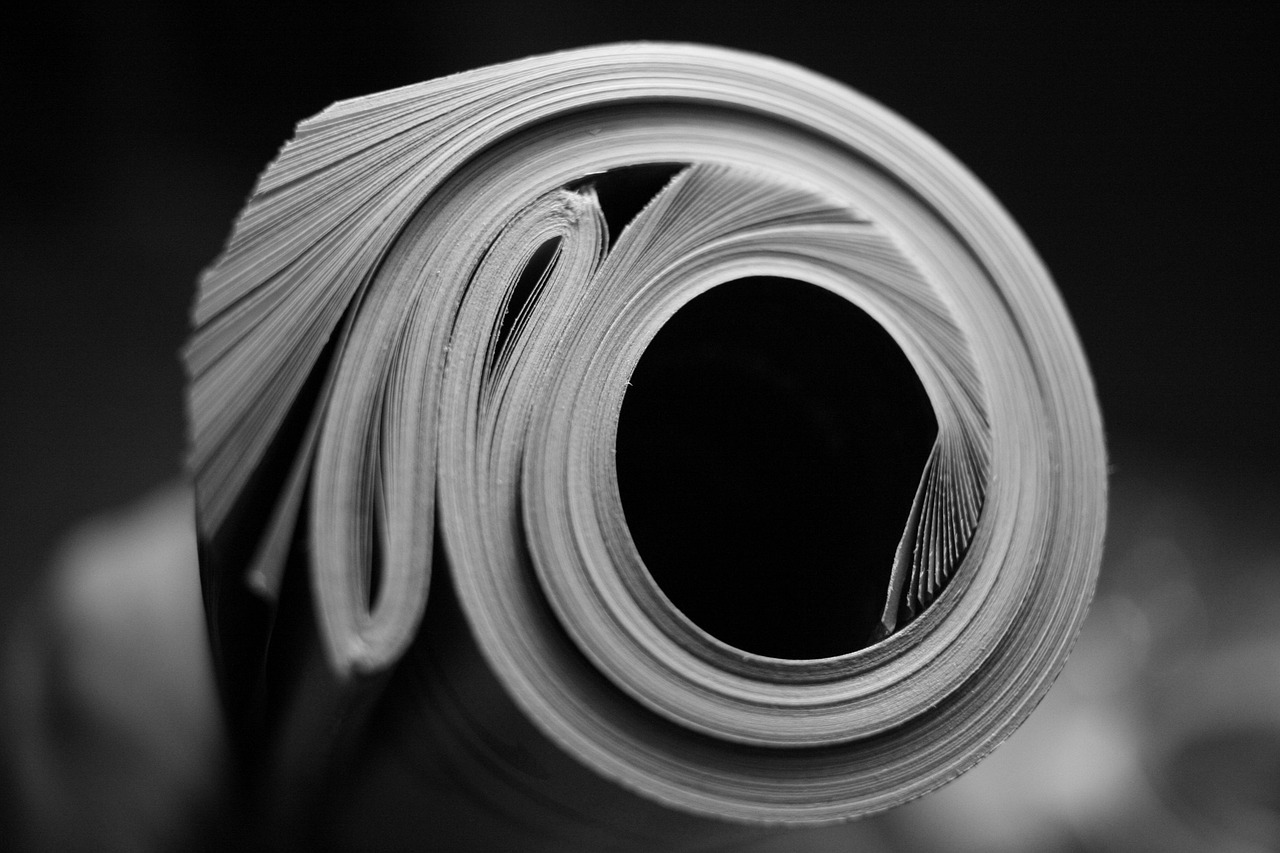 Rolled Magazines - free online jigsaw puzzle photo