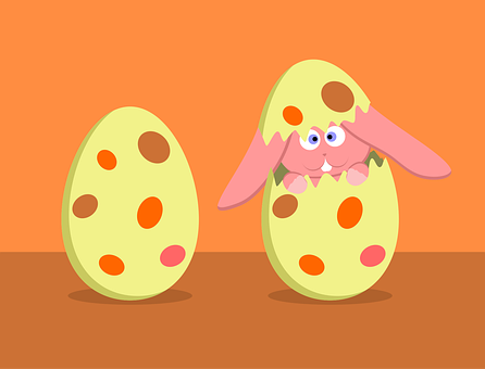 Easter Bunny, Påskeæg, Påske, Kanin