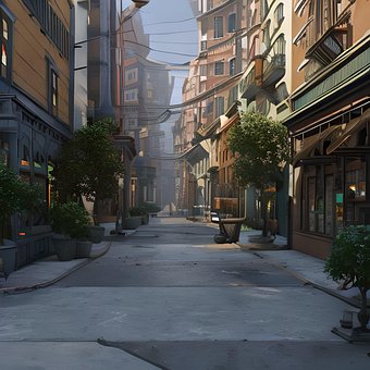 Free Road City photo and picture