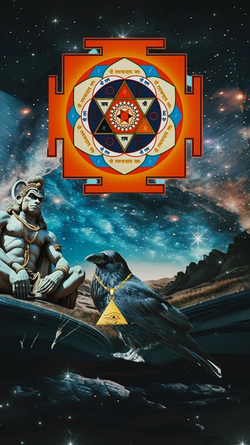 Free Yantra Raven Space Yoga photo and picture