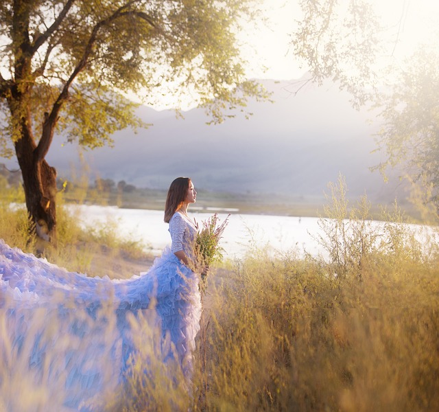Free Girl River photo and picture
