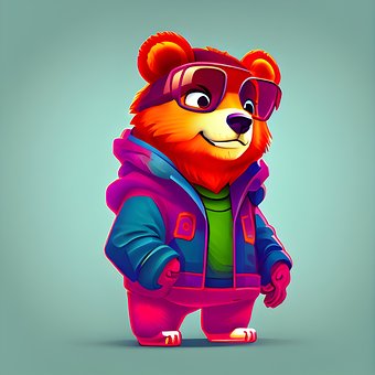 Bär, Teddy, Niedlich, Wald, Draußen