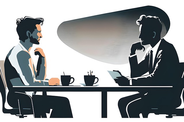 Free office working business illustration