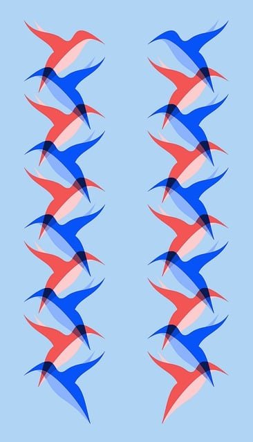 Free birds hummingbird stylized vector