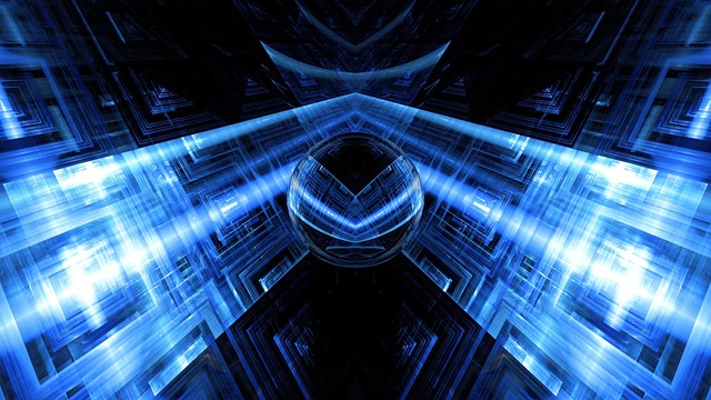 Free ai generated geometric art artificial intelligence illustration
