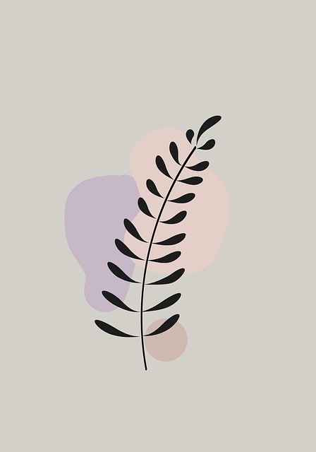 Free plants leaves bohemian illustration