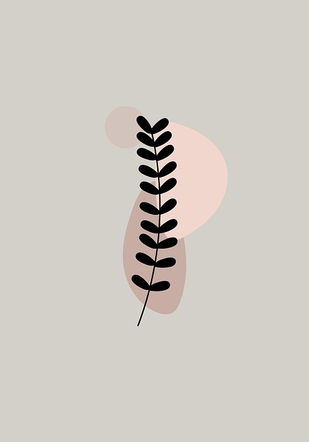 Free plants leaves bohemian illustration