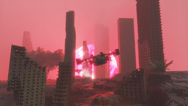 Download free HD stock image of Buildings City Free buildings city end of the world illustration