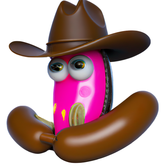 Free funny sausage texas cowboy texas cowboy sausage illustration