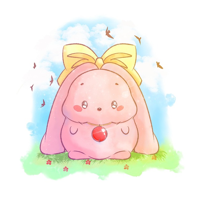 Free rabbit animal cartoon illustration