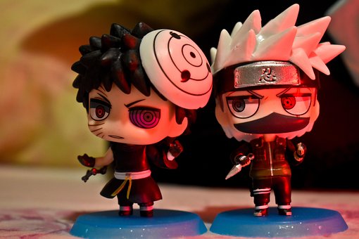 Naruto, Kakashi, Obito, Ninja