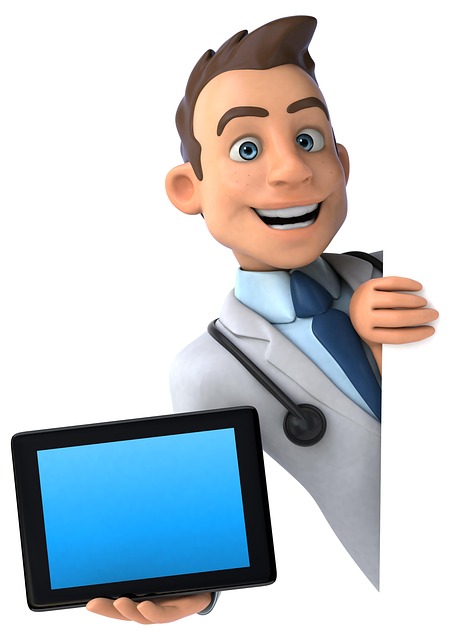Free analysis cardiologist clinic illustration