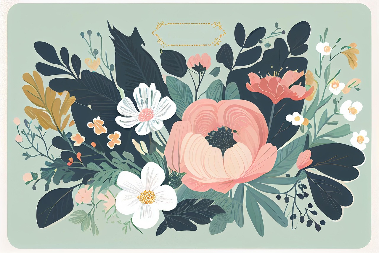 Flowers Label Frame - Free image on Pixabay