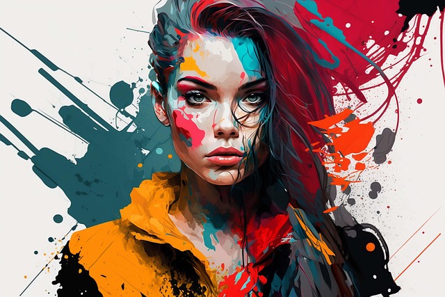 Free ai-generated woman model illustration
