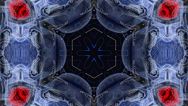 Free futuristic ai artificial intelligence illustration