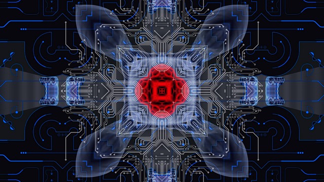 Free futuristic ai artificial intelligence illustration
