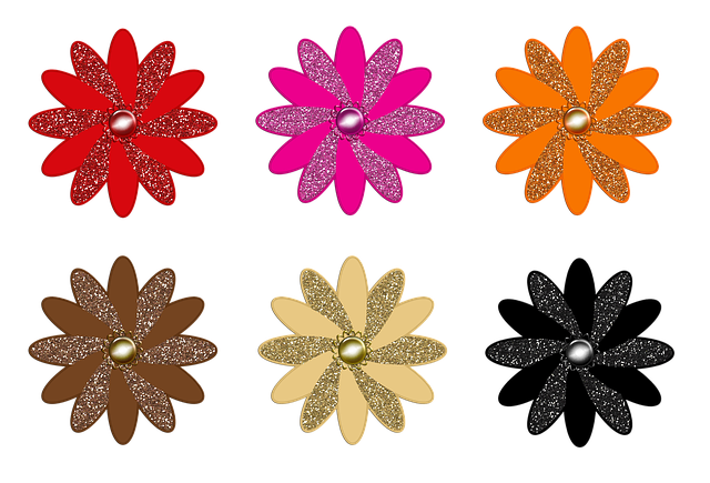 Blume, Blumen, Ausgeschnitten, Muster