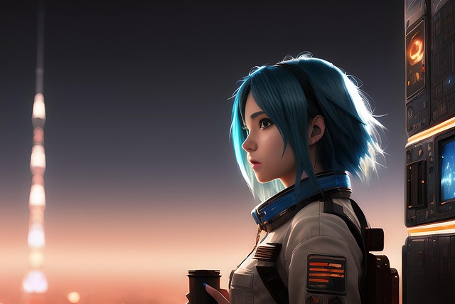 Free ai generated astronaut space illustration