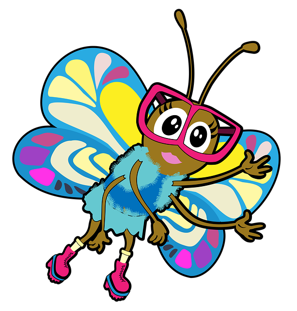 Schmetterling, Schmetterlingmitbrille
