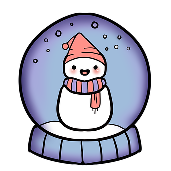Free Snow Globe Christmas illustration and picture