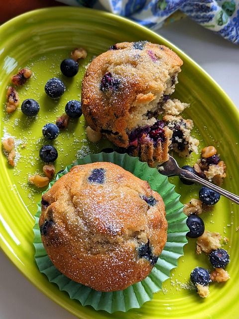Free Muffins Blueberry Muffins photo and picture