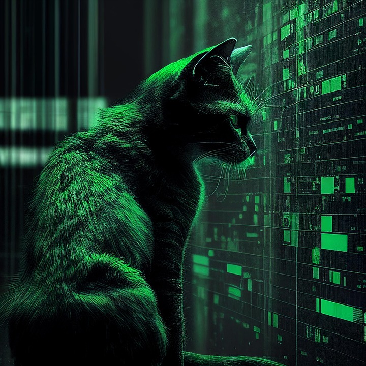Matrix Cat Green Free photo on Pixabay Pixabay