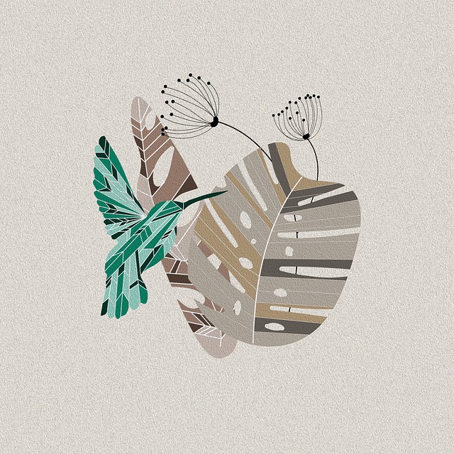 Free monstera plants leaves illustration