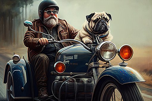Doguillo, Hombre, Mascota, Bicicleta