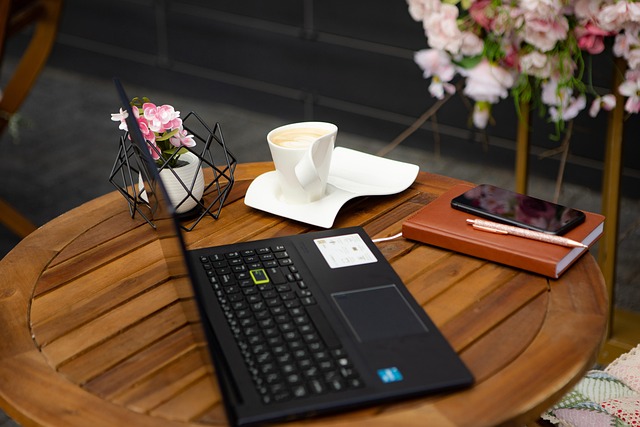 Computer, Werk, Koffie Werken