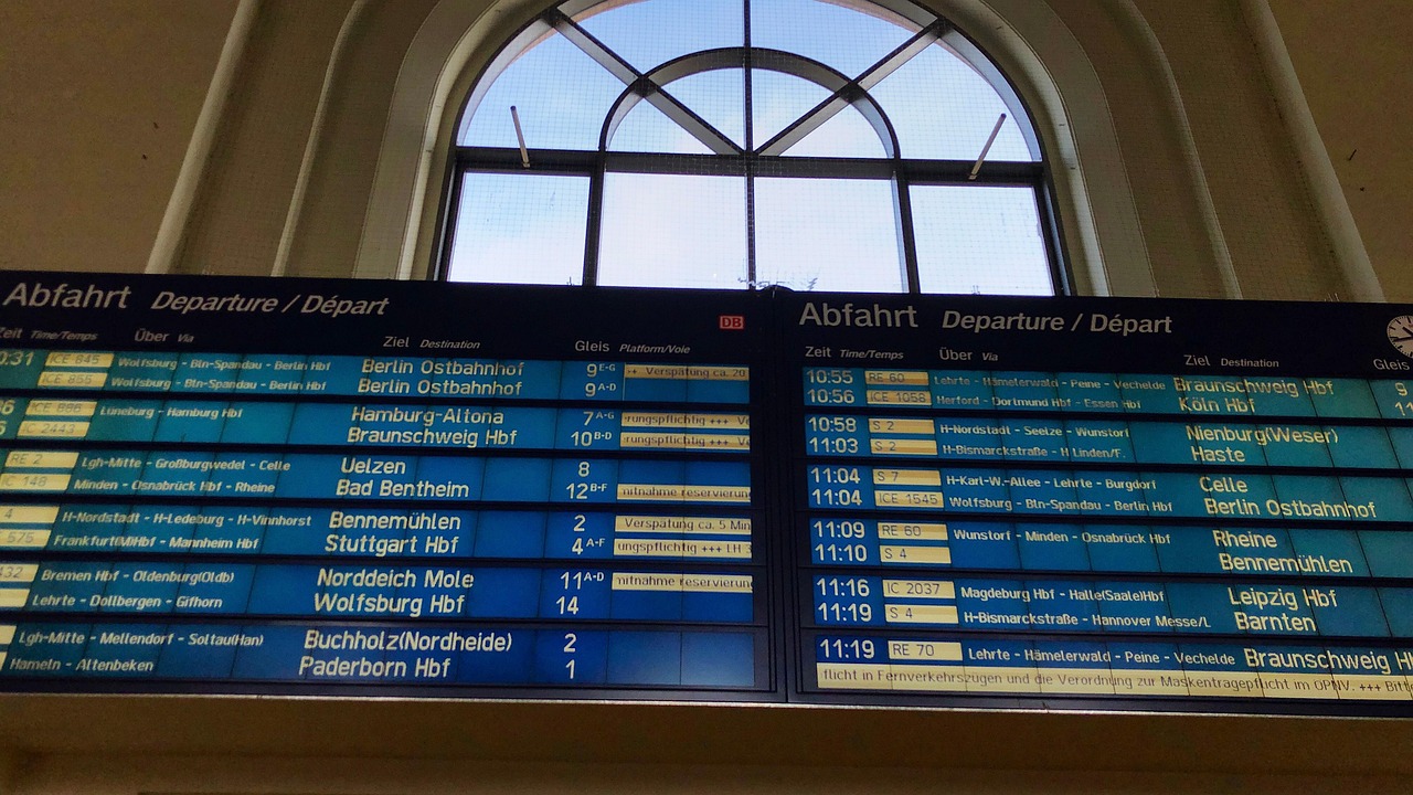 Hannover Central Station Train Free Photo On Pixabay Pixabay