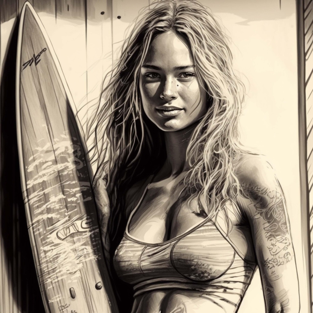 ai-generated-woman-surfer-free-image-on-pixabay