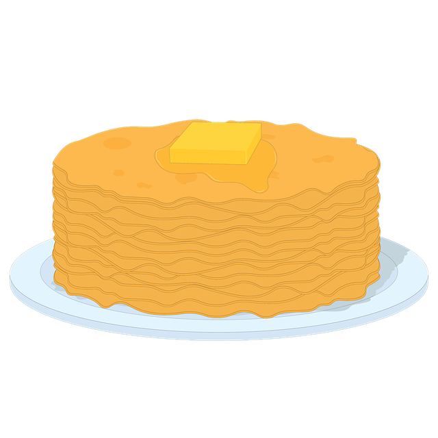 Free pancake meal sweet illustration