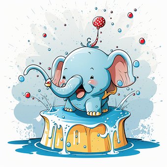 Free Elephant Circus illustration and picture