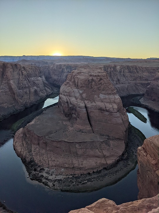 Sunset Horseshoe Bend Arizona Free photo on Pixabay