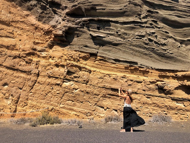 Viaje, Niña, Turista, Paisaje