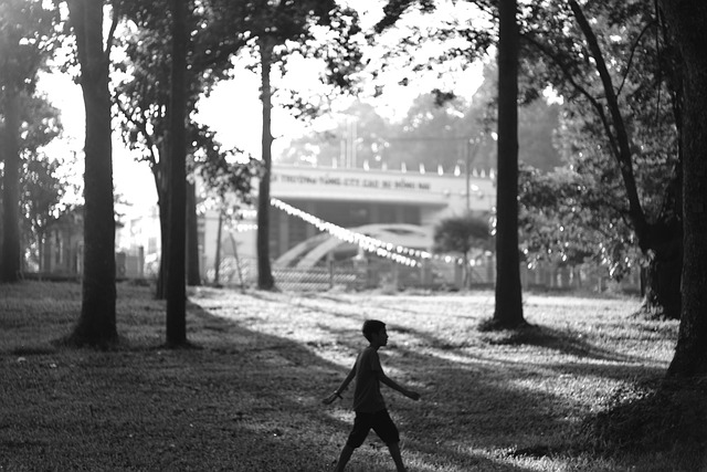 Vietnam, Saigón, Gente, Infancia, Urbano