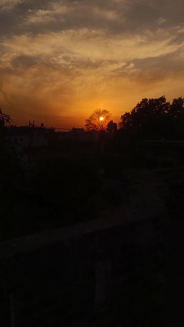 Západ Slunce, Slunce, Příroda, Večer