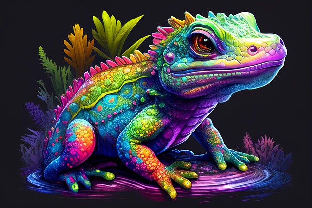 Ai Generiert, Reptil, Tier, Krokodil
