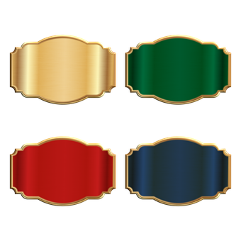 Free Plaque Badge illustration and picture