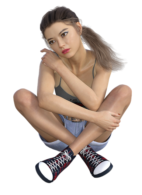 Free woman teenager teen illustration