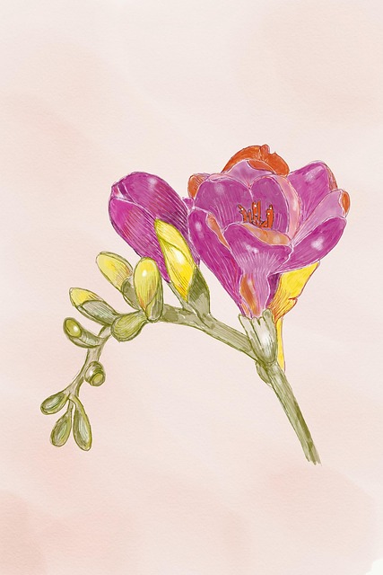 Free Freesia Flower photo and picture