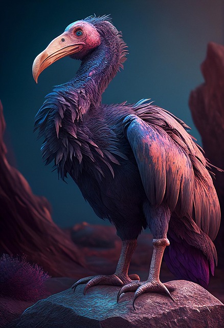 Free ai generated dodo bird illustration