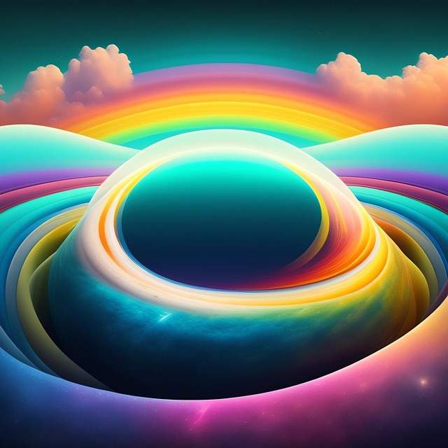Free cosmos abstract art illustration